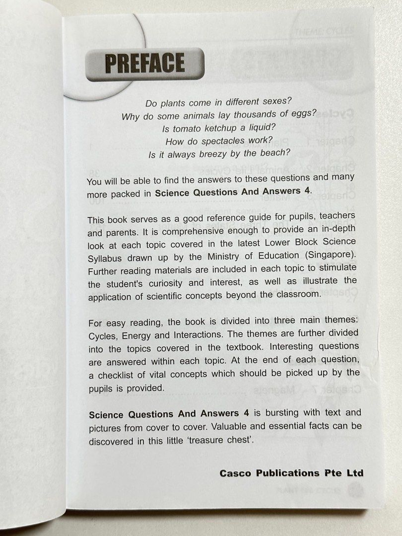 Science Questions & Answers Primary 4, Hobbies & Toys, Books ...