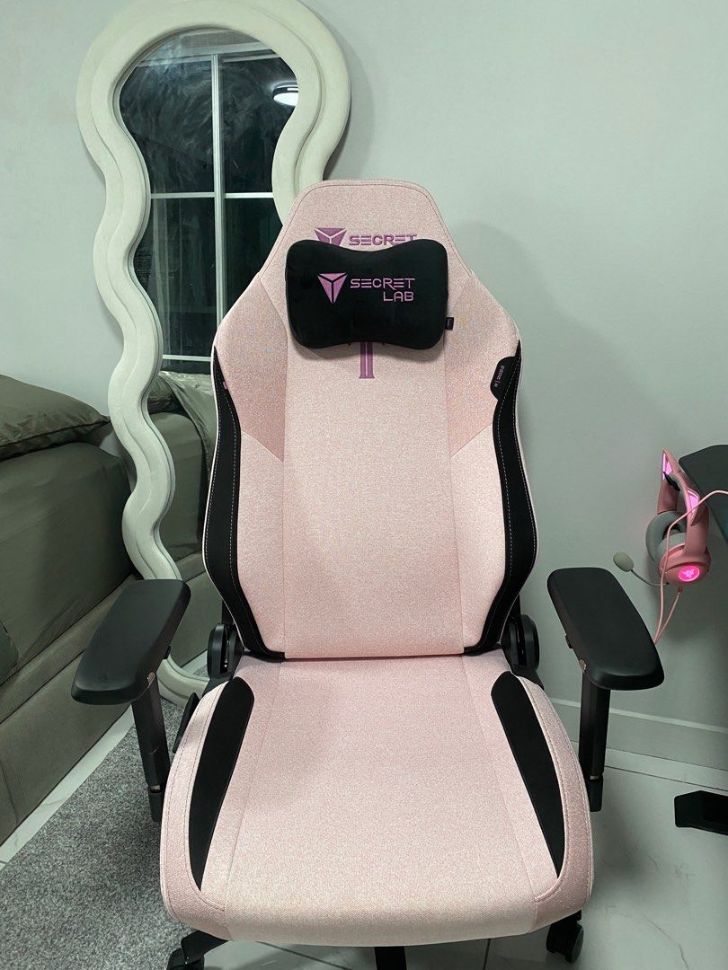 Secretlab Backrest Plush Pink Furniture Home Living Furniture