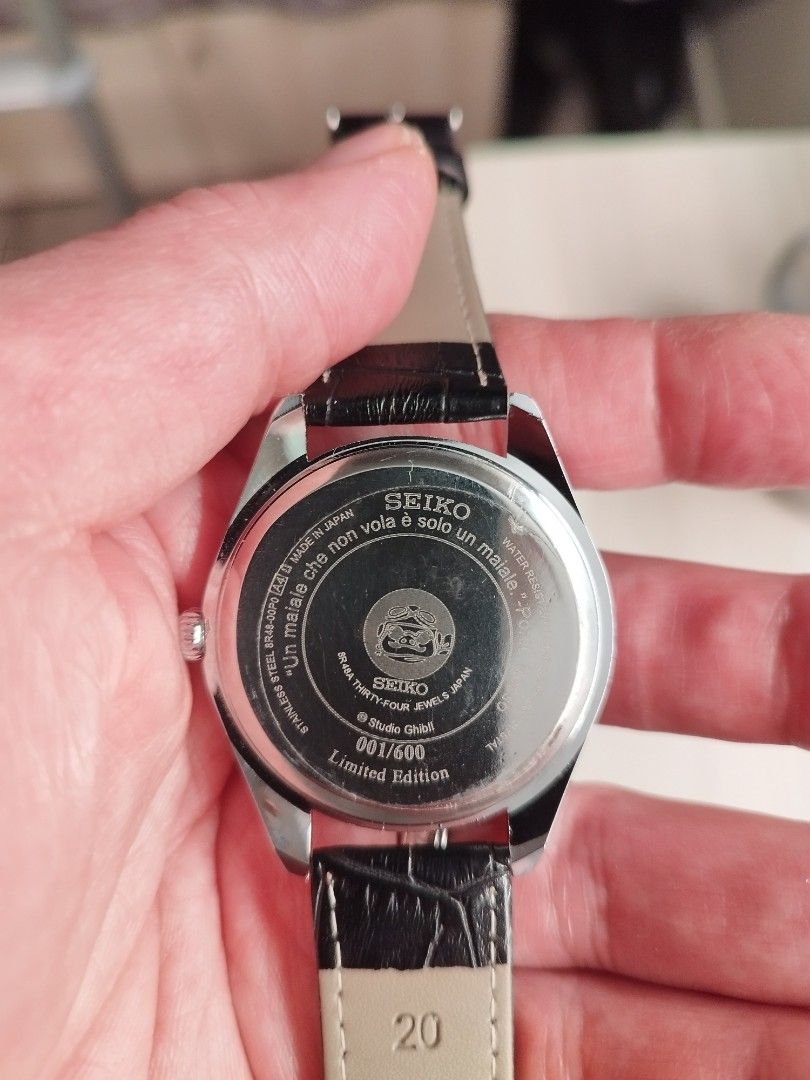 Limited Edition Seiko Porco Rosso SEIKO PRESAGE 6-pin Chronograph