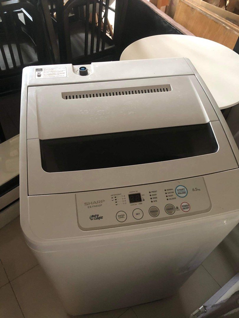 Sharp ESFA650P 6.5kg fully AWM Topload, TV & Home Appliances, Washing