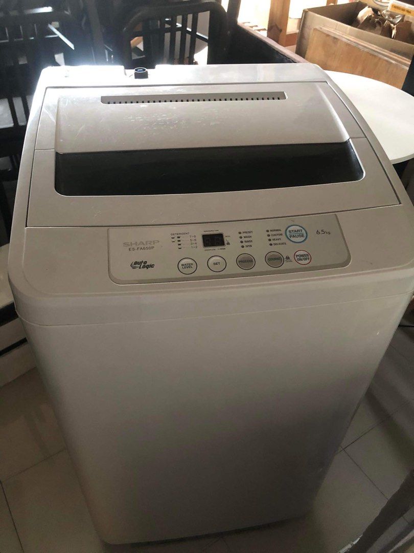 Sharp ESFA650P 6.5kg fully AWM Topload, TV & Home Appliances, Washing