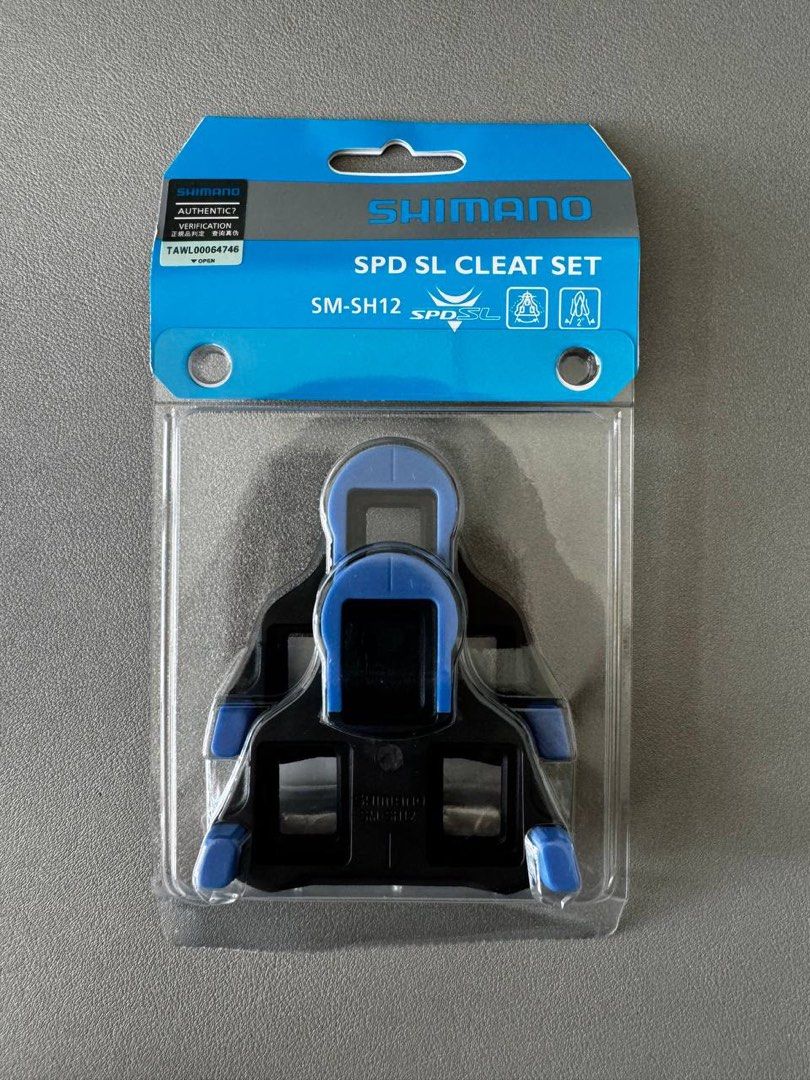 shimano spd sl blue cleats
