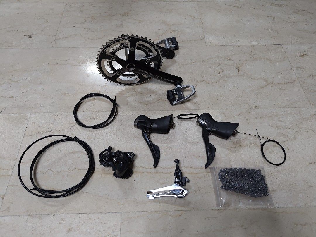 Groupset road bike deals bekas