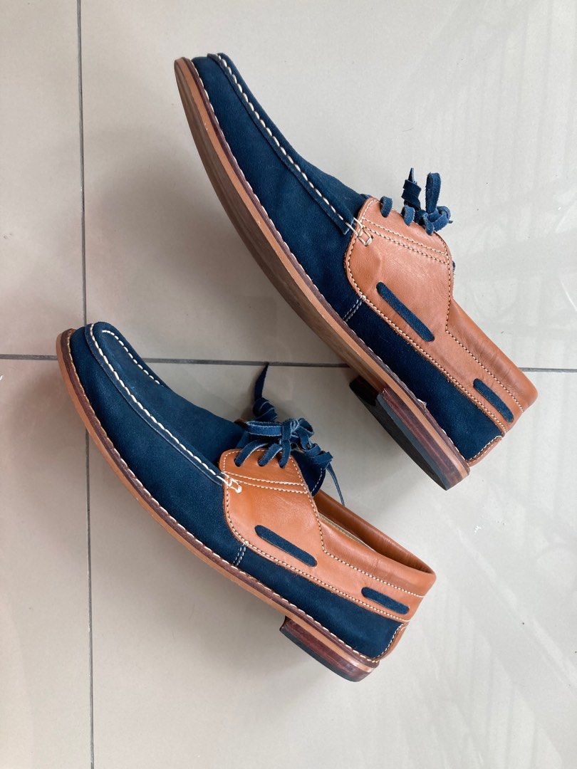 Size 45 men custom made leather shoe