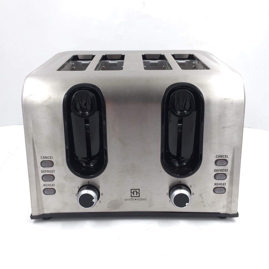 SMITH+NOBEL TM5722 4Slice Stainless Steel Toaster 220volts, TV & Home
