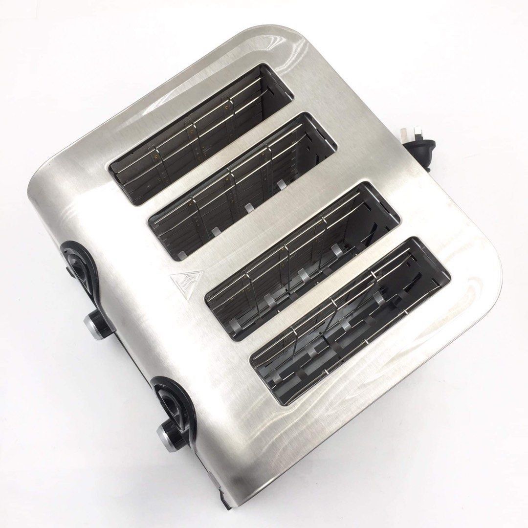 SMITH+NOBEL TM5722 4Slice Stainless Steel Toaster 220volts, TV & Home