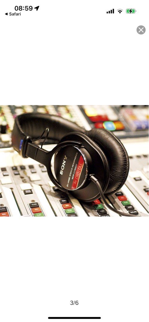 SONY MDR-CD900ST, 音響器材, 頭戴式/罩耳式耳機- Carousell