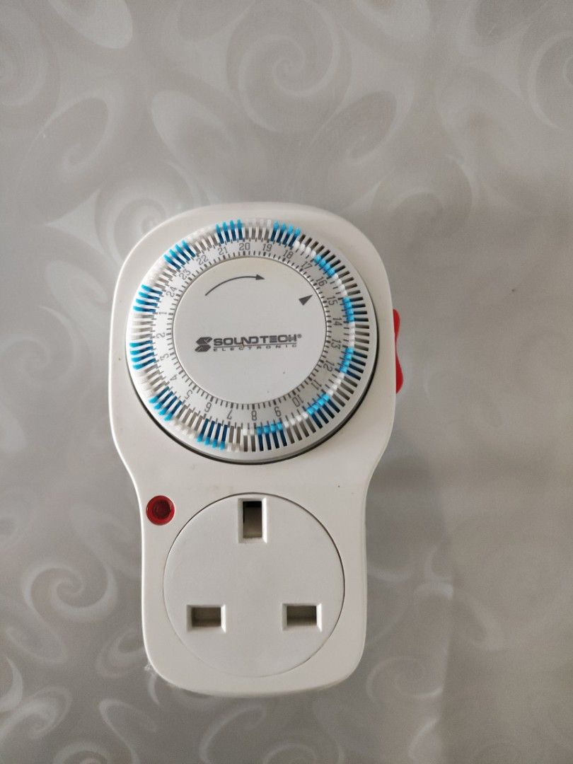 SOUNDTECH TE-D15 24HRS Analog Timer, TV & Home Appliances, Electrical ...