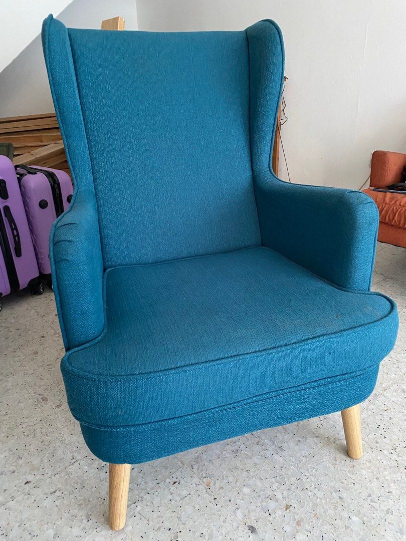 Habitat callie fabric wingback chair deals