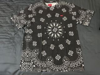 Supreme chainstitch chiffon shirt S, Men's Fashion, Tops & Sets