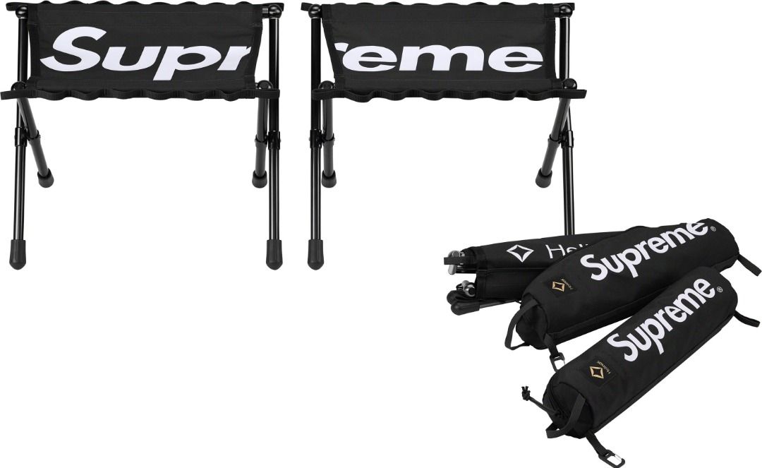 SUPREME HELINOX TACTICAL FIELD STOOL (SET OF 2), Hobbies & Toys ...