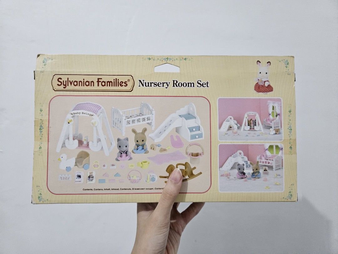 Sylvanian Families Nursery Room Set (Category: Kids Toys) located in Cavite. Submitted by schmyles (Listing ID 1260935696, Image 2). Description: Sylvanian Families Nursery Room Set - Opened but never been used - Bought as a collectible MOP: Bank transfer (BPI), Maya MOD (SF handled by buyer): Lalamove, J&T, LBC (COP/COD).