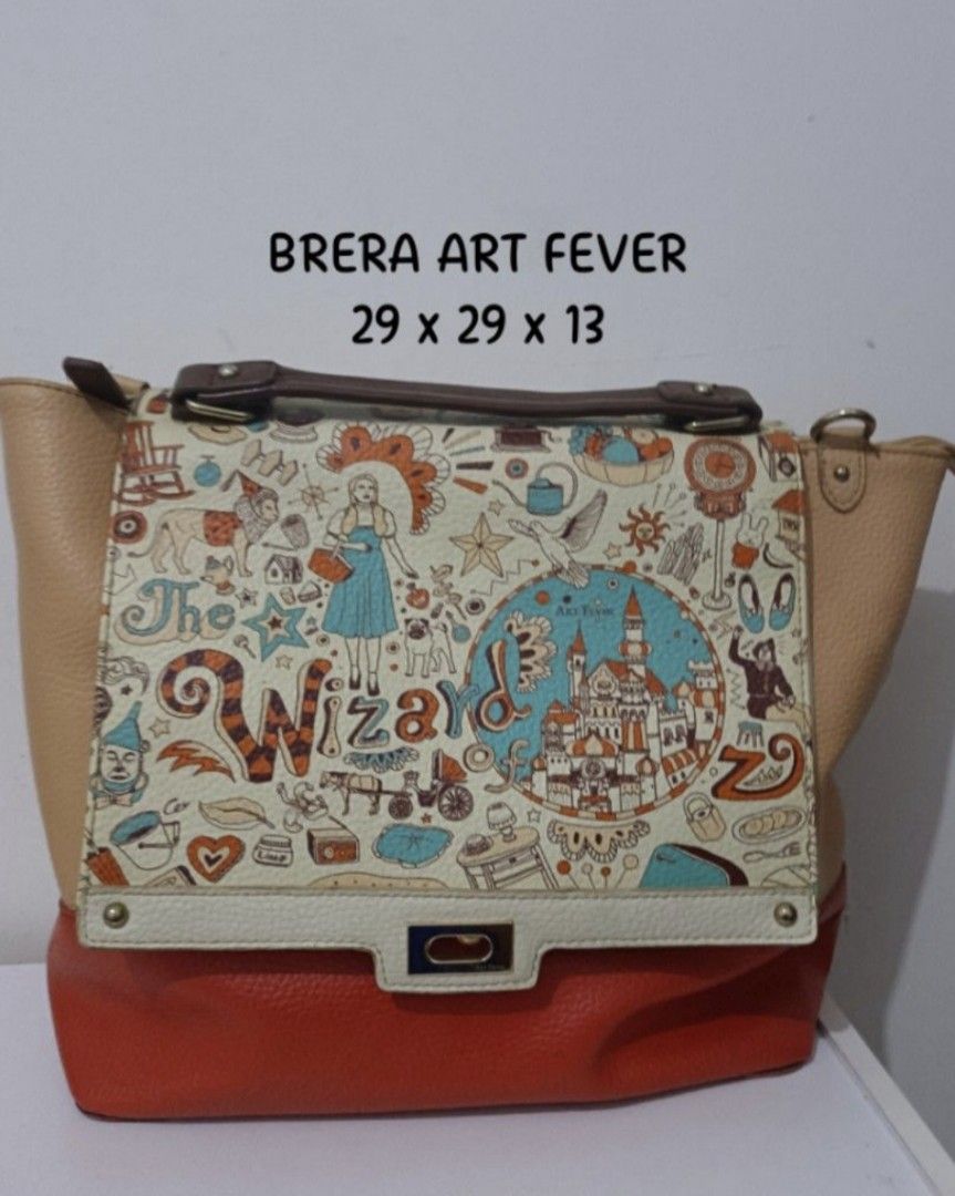 Art Fever Brera Italy Bag, Fesyen Wanita, Tas & Dompet di Carousell