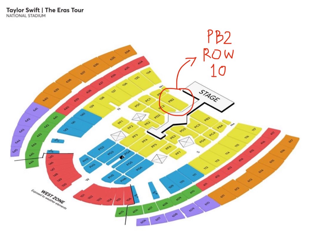 Taylor Swift The Eras Concert 2024 VIP1 TICKETS x2 , Tickets