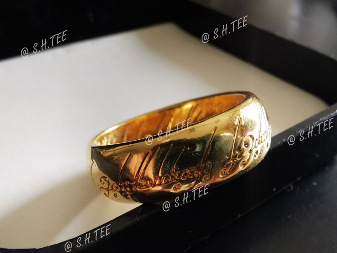 Lord of the rings ring 24k gold sales