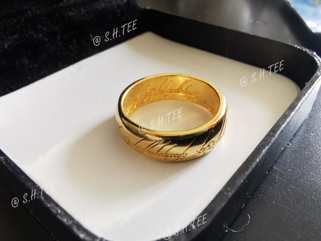 Lord of the rings ring 24k gold cheap