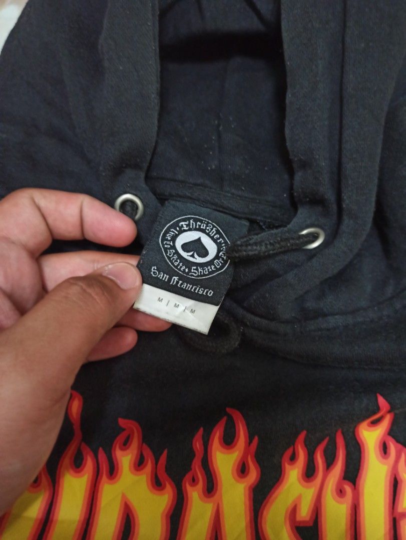 Thrasher Hoodie Men s Fashion Tops Sets Hoodies on Carousell