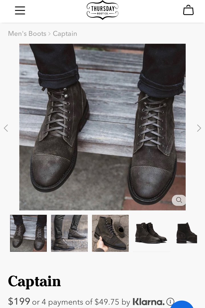 Thursday boots captain olive deals
