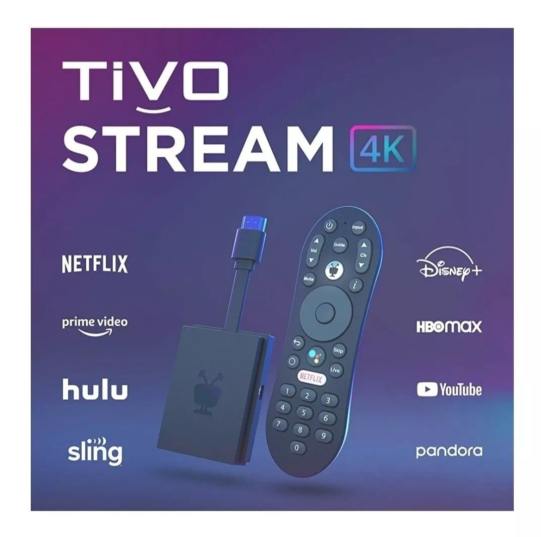 TiVO STREAM TV 4K Google Certified with Livetime TV global Movie