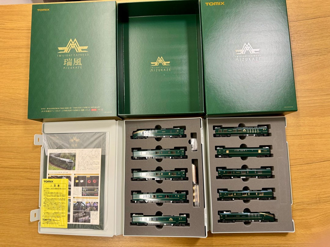 Tomix 97912 限定set JR 87系瑞風, 興趣及遊戲, 玩具& 遊戲類- Carousell