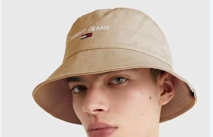 Cotton Bucket Hat - Beige - Men