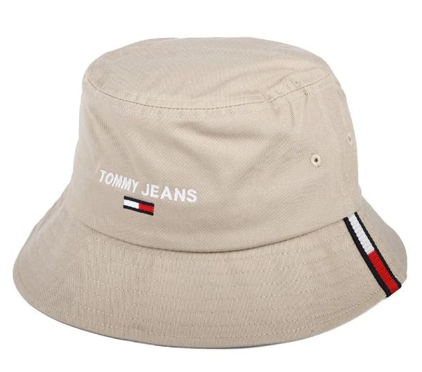 Tommy Hilfiger Tommy Jeans Men Sport Organic Cotton Bucket Hat Beige