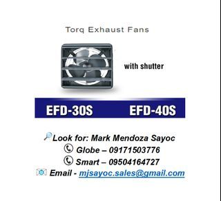 Torq Exhaust Fan with Shutter