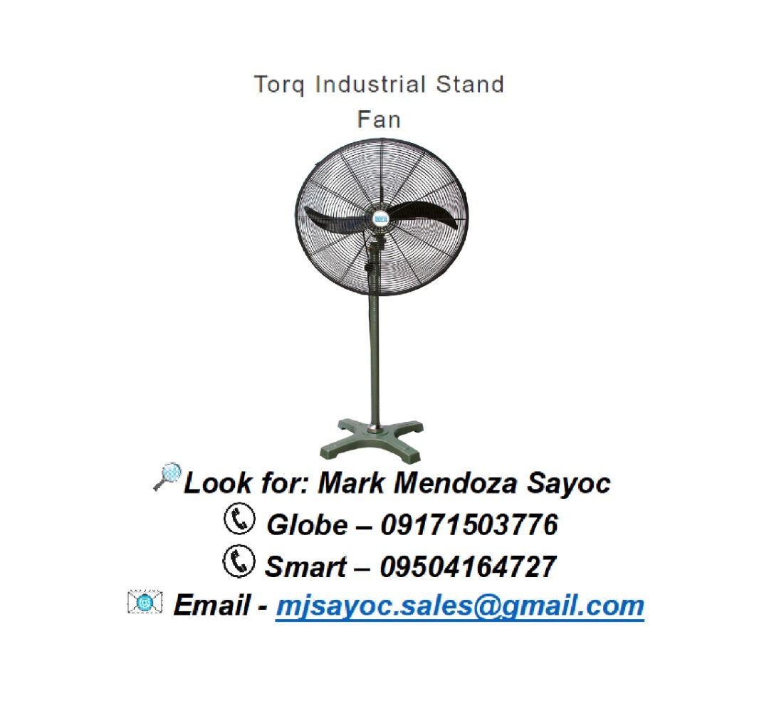 Torq Industrial Stand Fan, Commercial & Industrial, Construction Tools