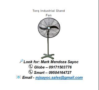Torq Industrial Stand Fan