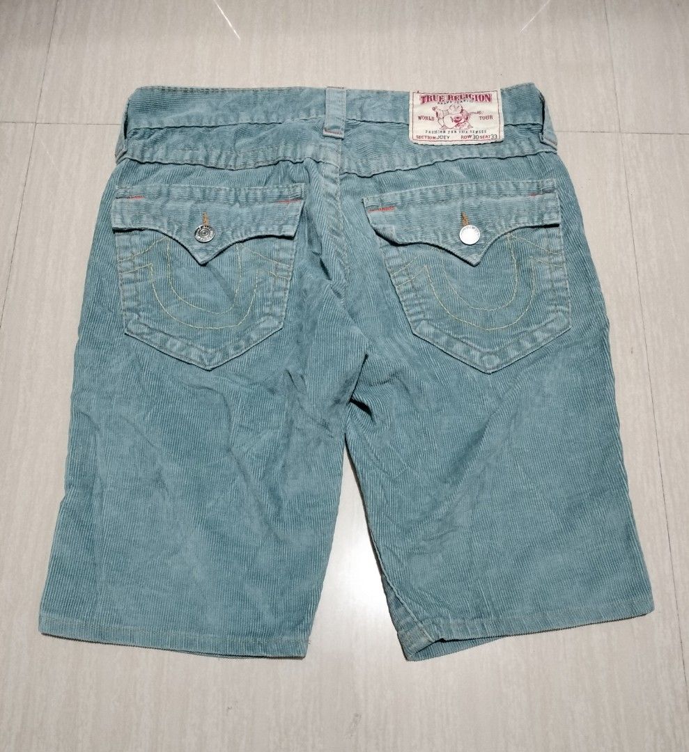 True religion corduroy shorts top