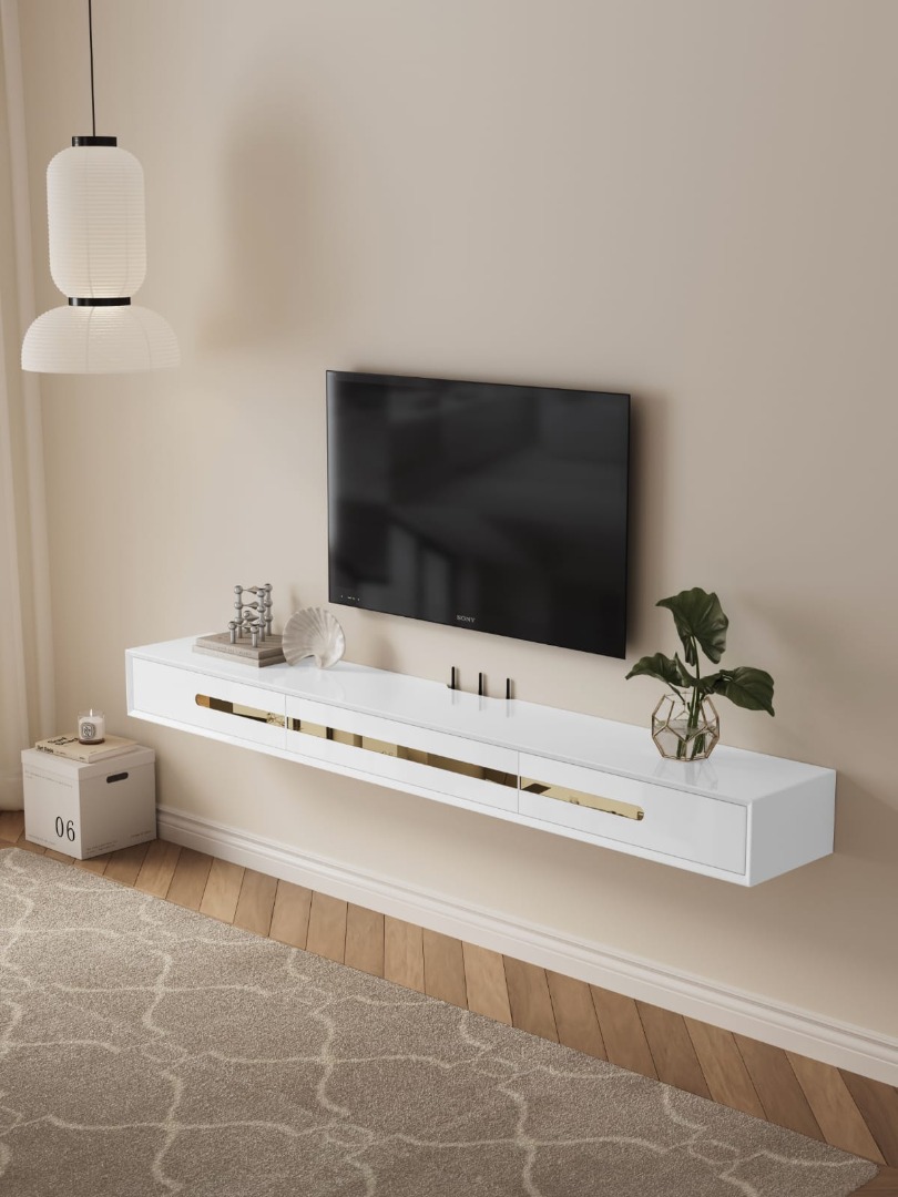 (TWS) G35 30CM WIDTH WALL MOUNT TV CONSOLE, Furniture & Home Living