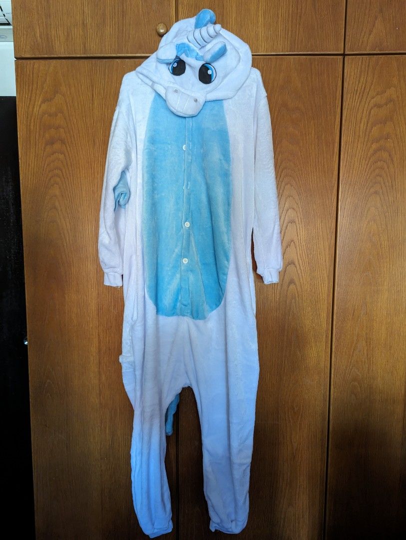 Unicorn Onesie white unicorn unisex onesie pretend play dress up