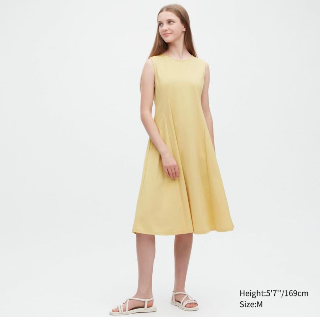 Uniqlo yellow top dress