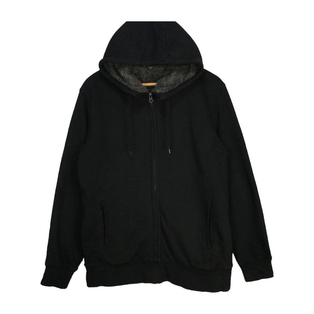 Uniqlo Pile-lined Sweat Hoodie, Men's Fashion, Tops & Sets, Hoodies on ...