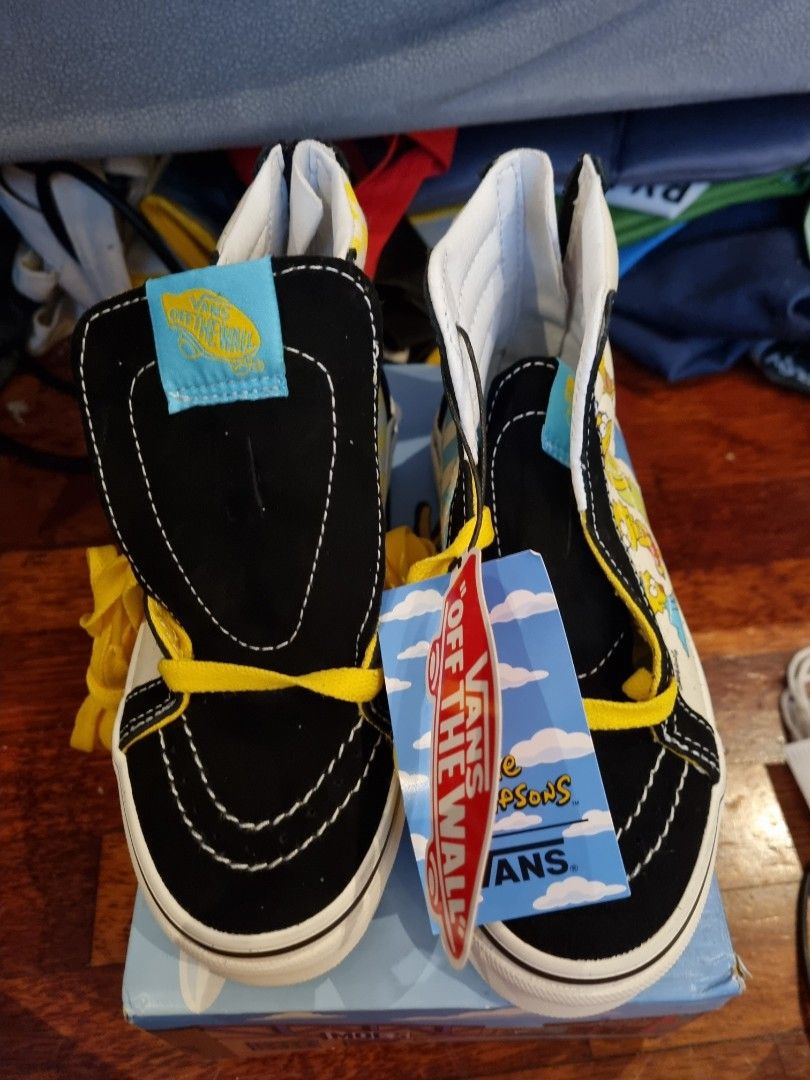 Tenis vans simpsons on sale