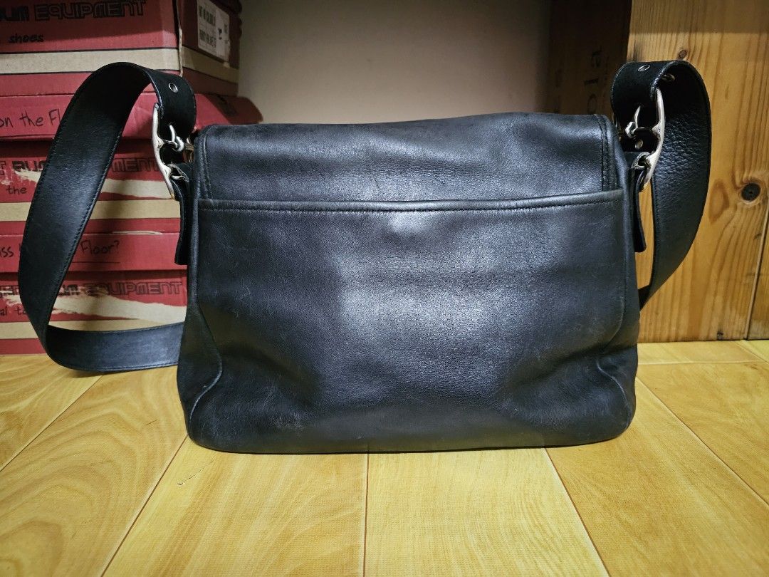 Vintage Coach Black Sling Bag Crossbody Bag Men s Fashion Bags