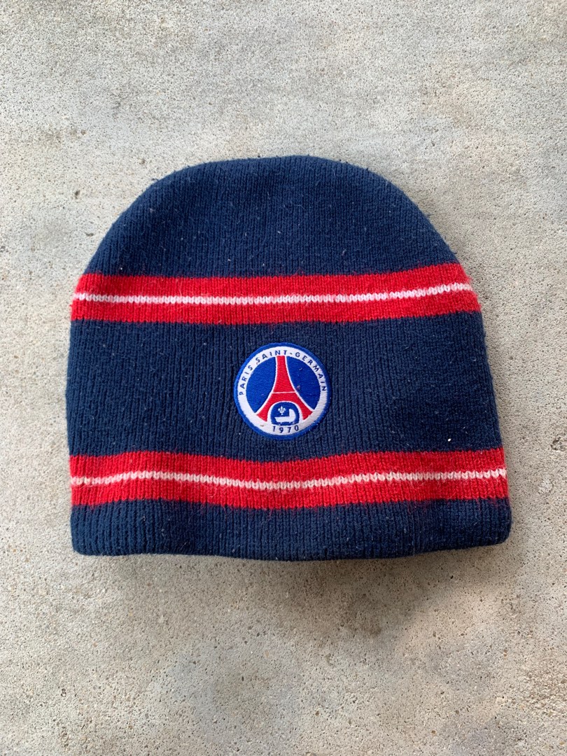 VINTAGE NIKE PSG Paris Saint Germain Beanie Football Hat Men s