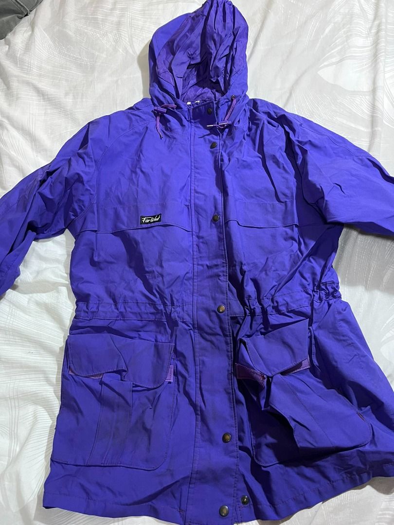 Vintage Purple Far West Mountain Wear Gore Tex Full Zip Jacket