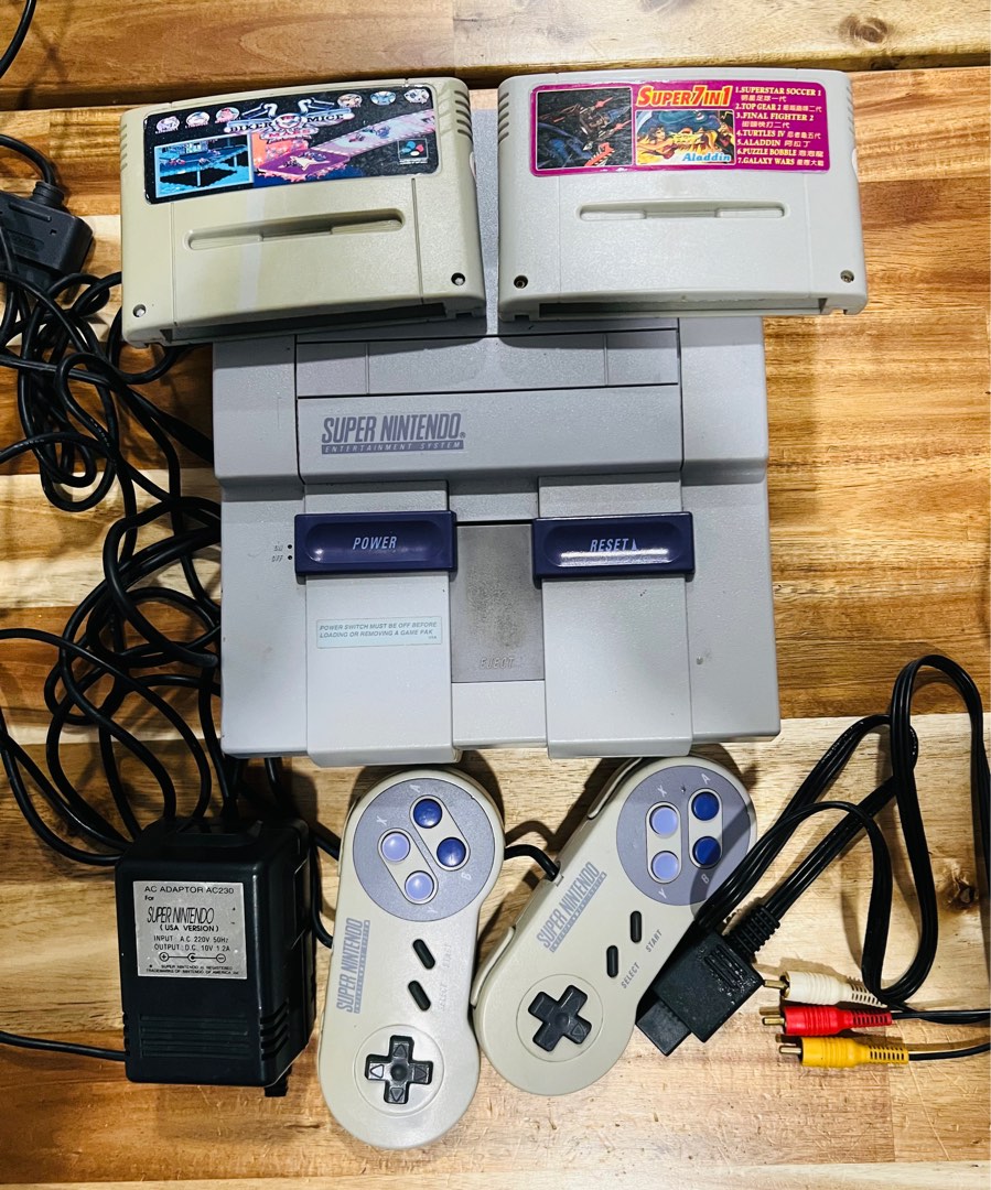 Vintage Super Nintendo Video Gaming Video Game Consoles