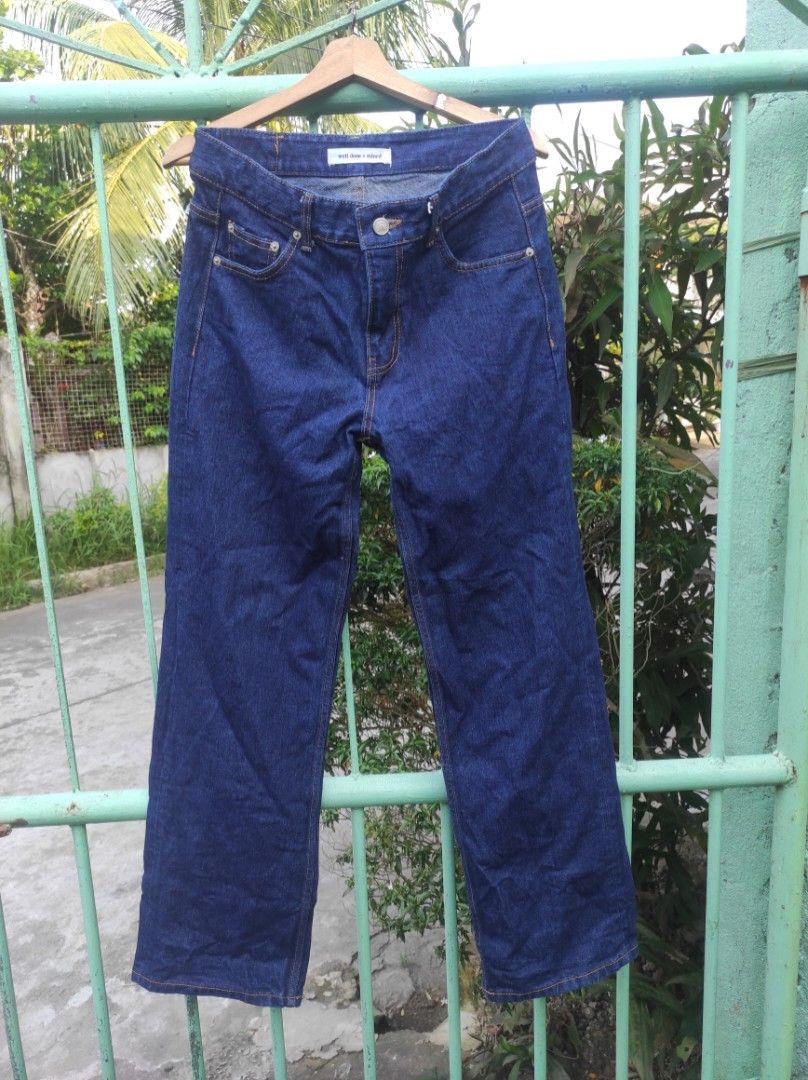 Well done X mined straight cut jeans (Category: Jeans) located in Bacolod City. Submitted by PSGTHRIFTIES (Listing ID 1260883897, Image 1). Description: Excellent to as new condition Dimensions:31-33x44 Dm📩📩.