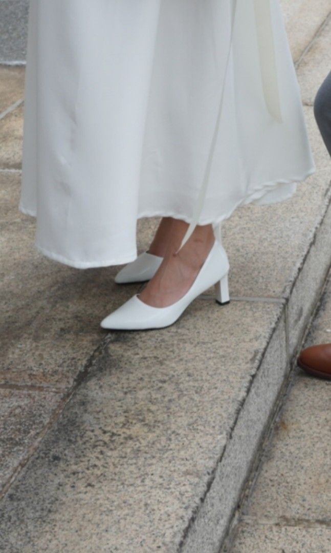 White store closed shoes