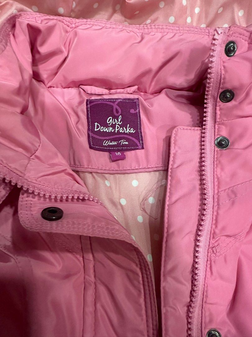 Girls winter jacket size new arrivals 10