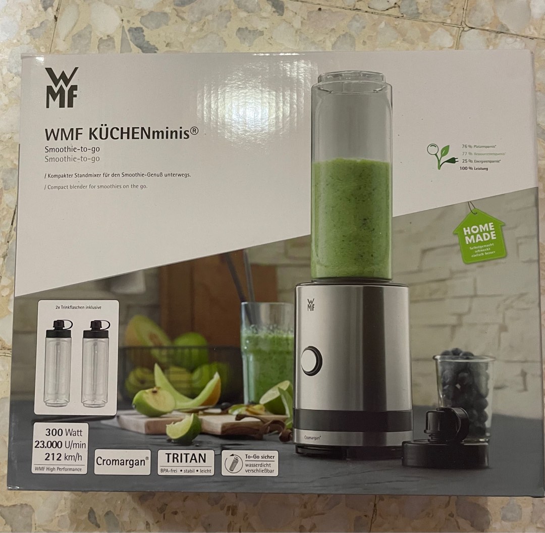 WMF KITCHENminis Smoothie-to-go, TV & Home Appliances, Kitchen Appliances,  Juicers, Blenders & Grinders on Carousell