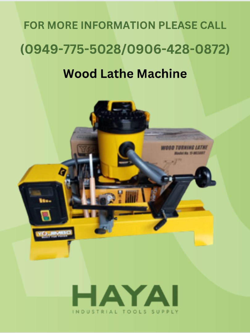 Wood Lathe Machine, Commercial & Industrial, Construction Tools