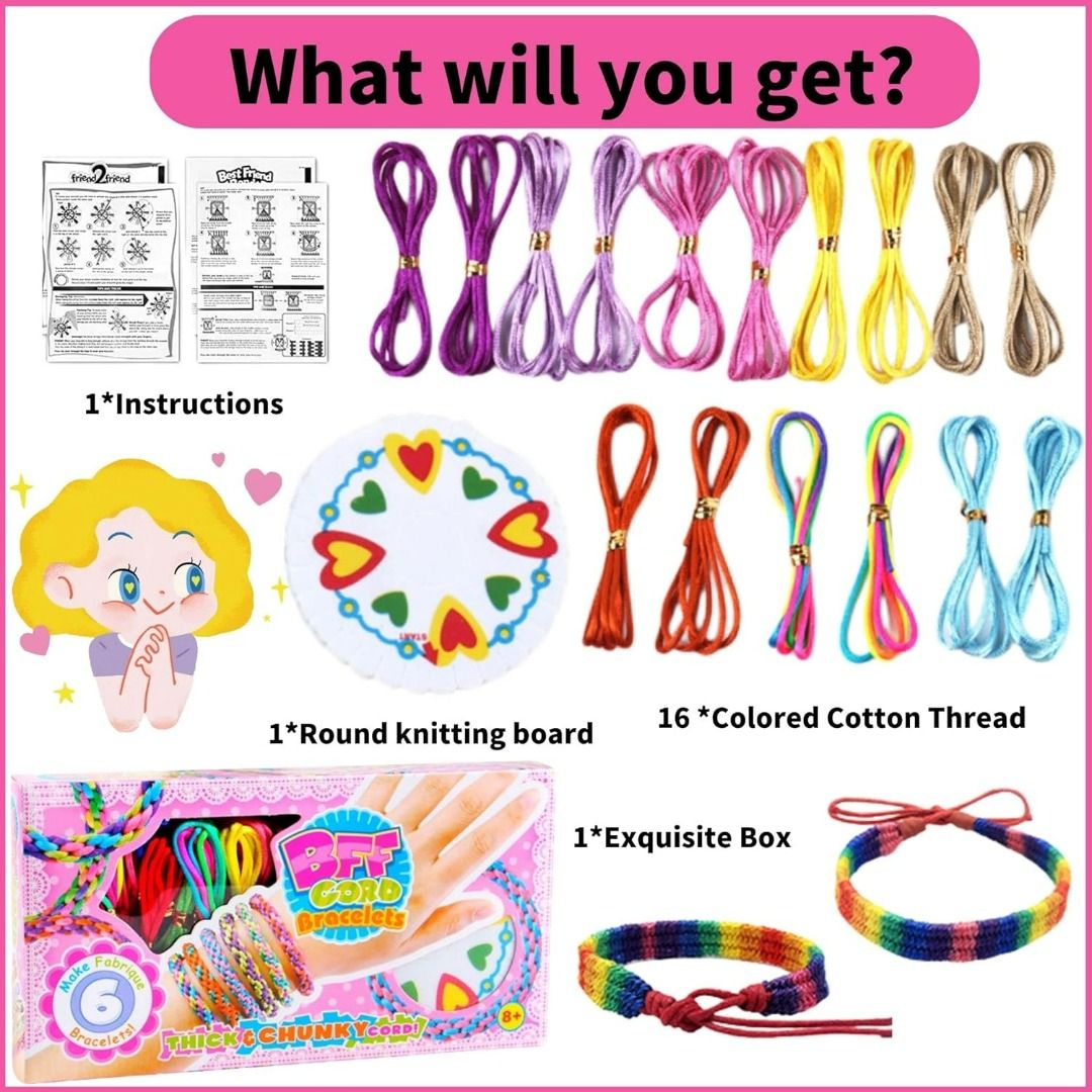 Crafters Choice DIY Fearless Bracelet Kit Multicoloured