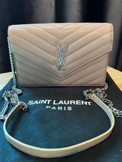 YSL Small Wallet on Chain in Beige with GHW YSL Kuala Lumpur (KL),  Selangor, Malaysia. Supplier, Retailer, Supplies, Supply