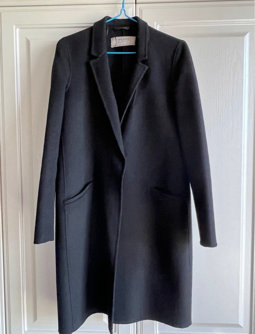 Zara basic wool coat outlet