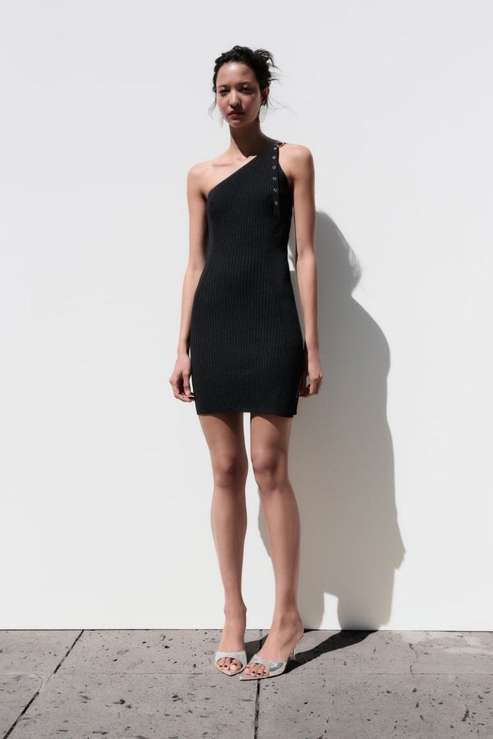 zara asymmetric knit dress zara asymmetrical knit dress