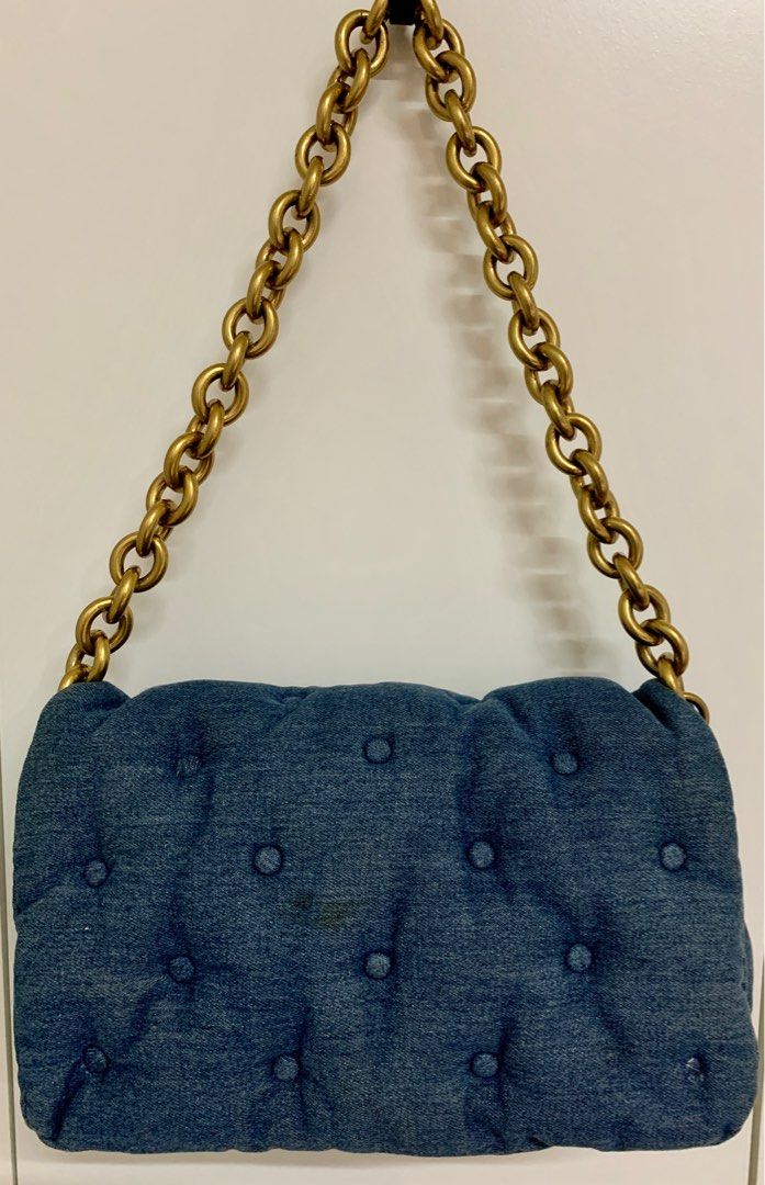 Zara denim bag discount
