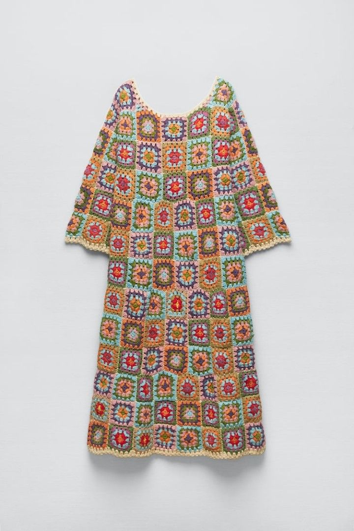 white christmas dresses Zara Multi Crochet Dress Size Medium NWT RRP £79 – The Wardrobe main image 1